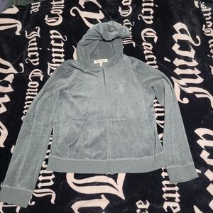Juicy Couture Charcoal Velour Jacket